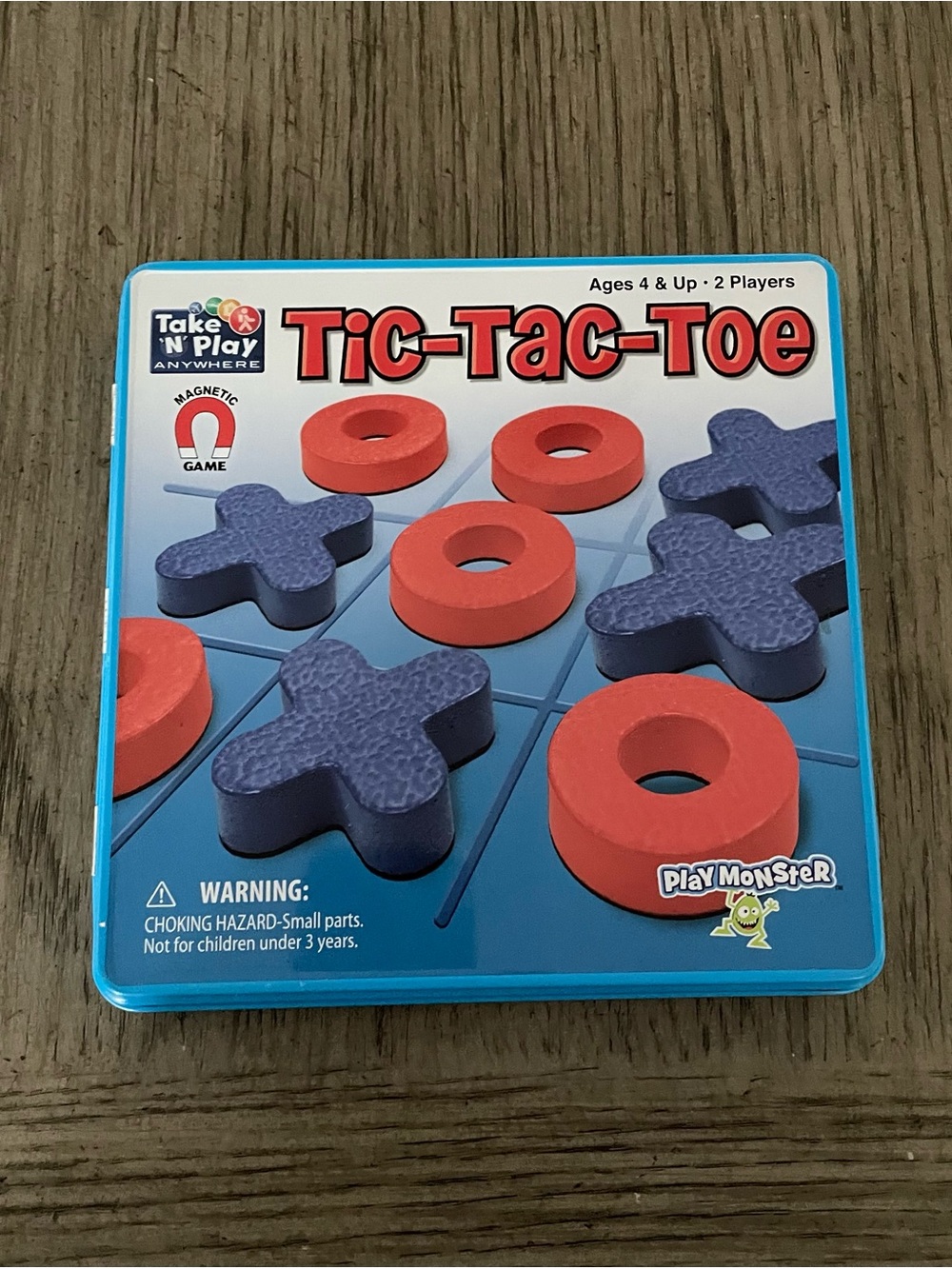 Magnetic Tic Tac Toe game.
